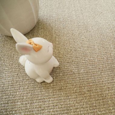 Tapis sur mesure en sisal haut de gamme usage intensif Terralys Chanvre, déco enfantine et douce