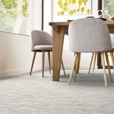 Moquette Tissé plat - Bornéo Blanc - Salon