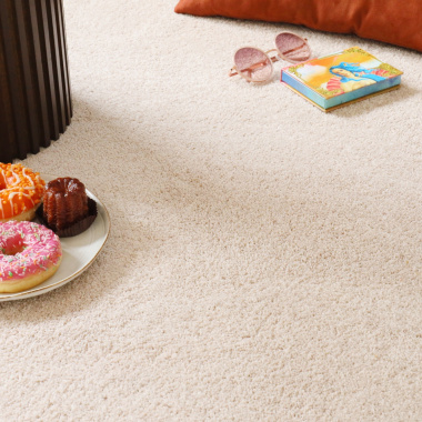 Moquette épaisse en polyester recyclé Re-life beige nude