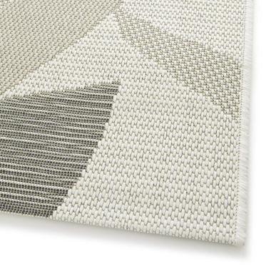 Tapis d'intérieur ou d'extérieur - Vanille - Beige naturel - sur fond blanc