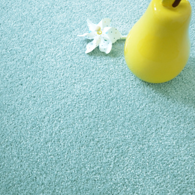 Tapis sur mesure Manège Velours bleu caraïbe - zoom