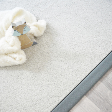 Tapis sur mesure Manège Velours - Gris souris - mise en situation