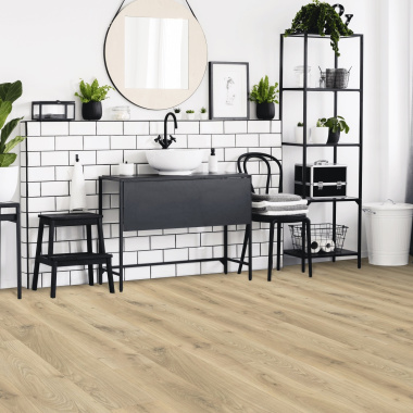 Parquet Stratifié KronoSwiss - Chêne Castle - Clic 5G - salle de bain