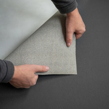 Face arrière du revêtement temporaire Stand Event Gris souris