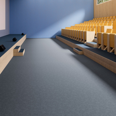 Moquette professionnelle - Trafic 33 Contract - Gris - Salle de cinéma