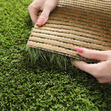 Envers du Gazon synthétique Pro Expert 40 - 40 mm en polyuréthane, fibres denses aux 7 nuances