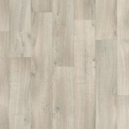 Sol PVC Premium Envers Textile - imitation Parquet gris