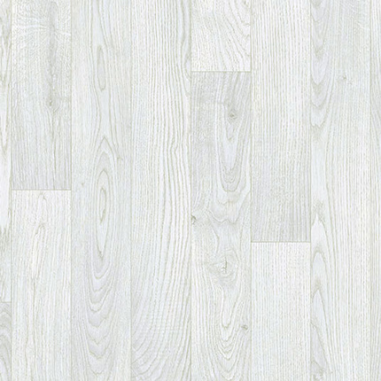 Sol Vinyle Link - Imitation parquet blanc veinage gris