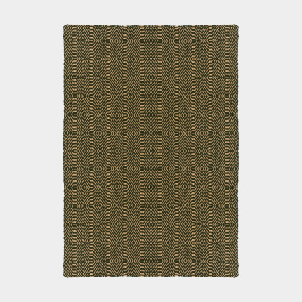 Tapis en Jute Bicolore  Motifs