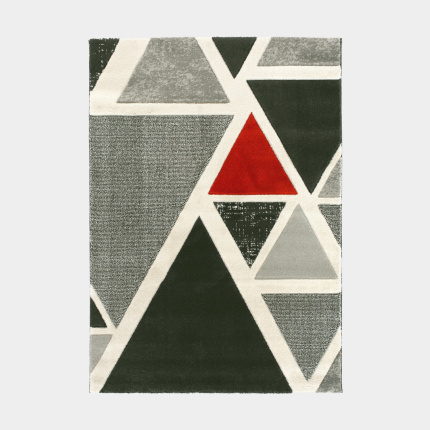 Tapis de salon design - Seventies - Triangles multicolores