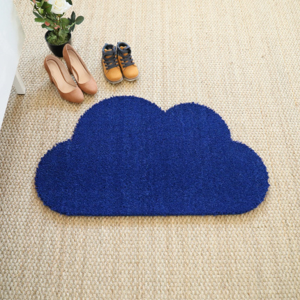 Paillasson Coco - Nuage - Bleu