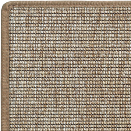 Tapis intrieur / extrieur Nusa beige galon beige fonc