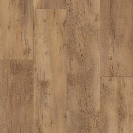 Lame PVC à coller Gerflor Creation 40 Rustic Oak, motif bois ultra réaliste pour zone à trafic modéré