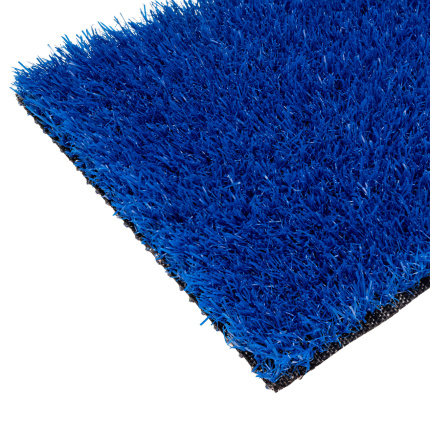 Gazon synthétique - Expo classé feu et certifié GRS - Bleu - 22 mm