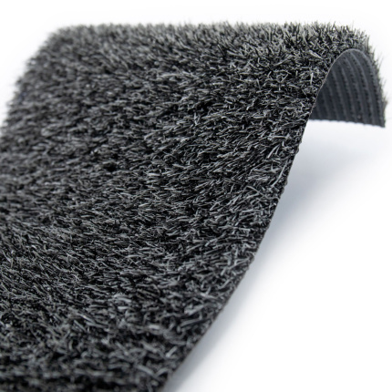 Brins denses et anthracite du gazon synthétique Expo anthracite certifié GRS