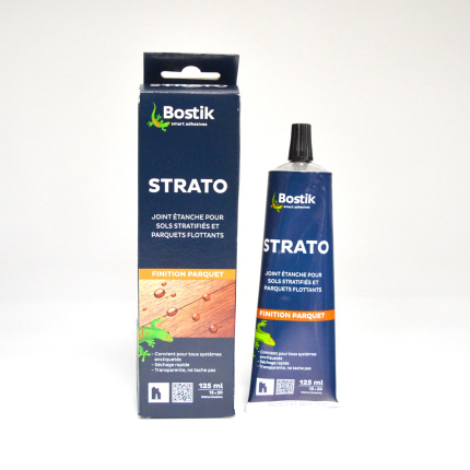 Joint d'tanchit Bostik pour sols stratifis et parquets flottants - 125 ml