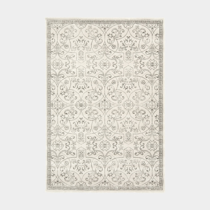 Tapis  motif floral oriental - Arabesque - cru