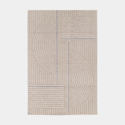 Tapis souple en matire recycle - New Line - Beige et crme