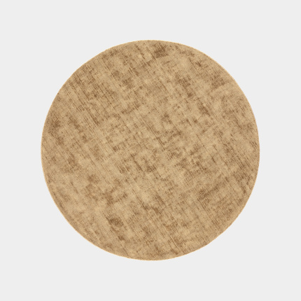 Tapis rond en jute et coton - Lounge - Naturel