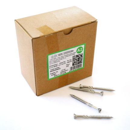 200 vis Torx 5x60mm en inox A2