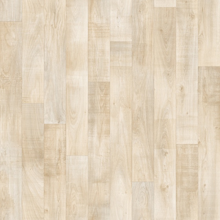 Sol Vinyle Textile Grande largeur - Aspect parquet chne clair trait de scie - Sans perspective