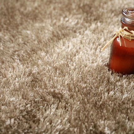 Moquette épaisse - Éclat FusionBac - Shaggy marron