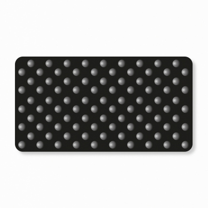 Dalle Podotactile PMR - ERP Noir