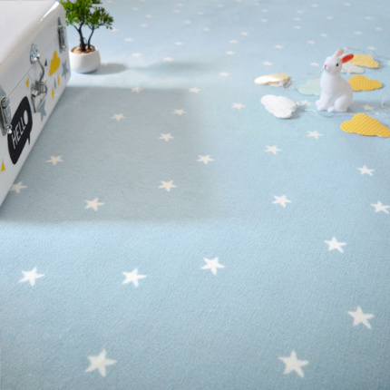 Moquette enfant toiles - Bleue