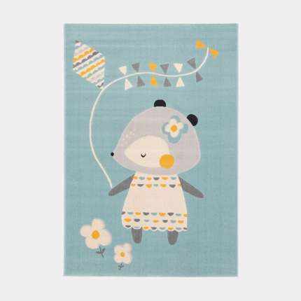 Tapis chambre d'enfant - Lily Fox - Bleu