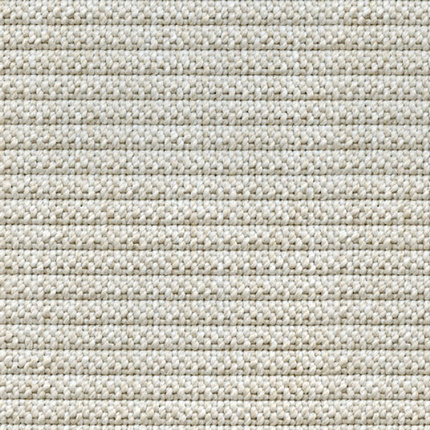 Moquette Tiss plat aspect coton - Pilates - Blanc fleur de coton