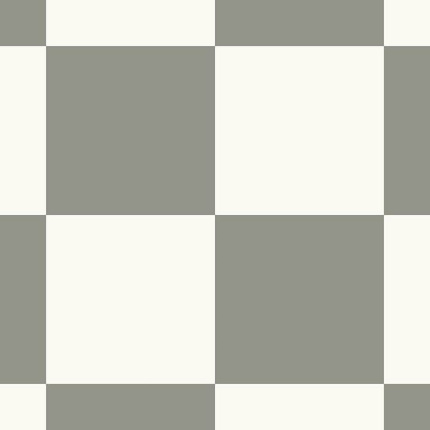 Sol Vinyle Interior - Carrelage damier - Gris et blanc