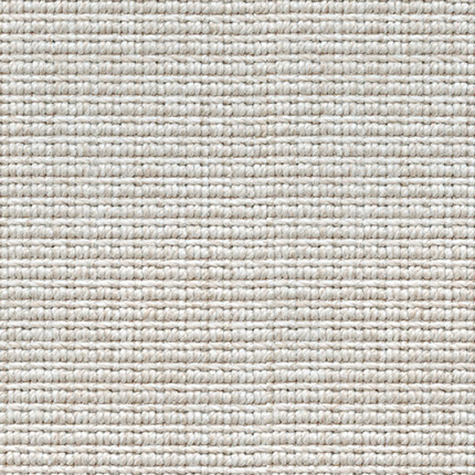 Moquette Tiss plat aspect coton - Yoga - Blanc fleur de coton