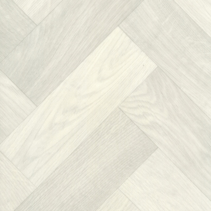 Sol Vinyle Textile Rnove - Imitation Parquet Chevrons btons rompus chne blanchi