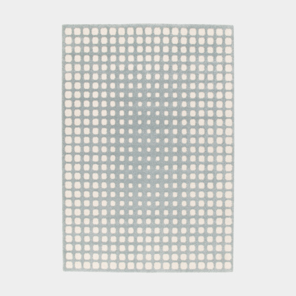 Tapis de salon en relief - Art Abstrait - Bleu ciel