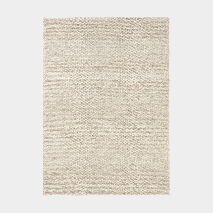 Tapis naturel en laine - Scandinave beige