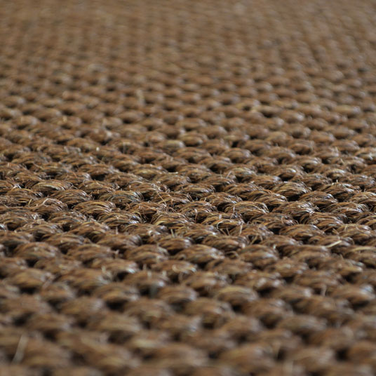 Revêtement sisal Kidara grosses boucles - Bronze - vue de près