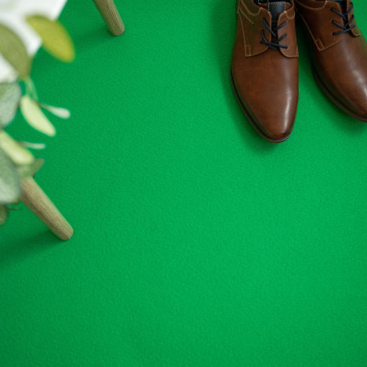 Sol de stand Stand Event Vert, pose rapide et efficace