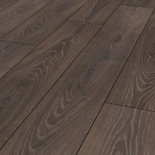 Parquet flottant Stratifié - Cuisine et salle de bain - Lames larges - Chêne Cocoa - gros plan