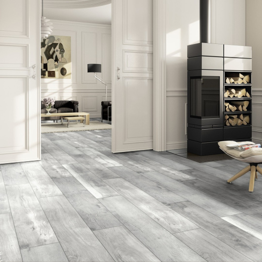 Parquet flottant Stratifié - Compatible cuisine salle de bain - Chêne Barbados - pièce à vivre