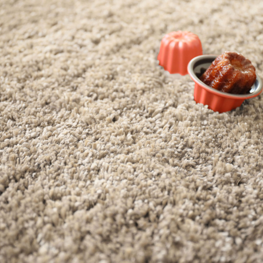 Tapis sur mesure Back70 - Shaggy marron tendre