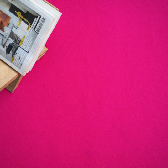 Sol textile temporaire Orotex Revexpo Rose, finition homogène velours ras