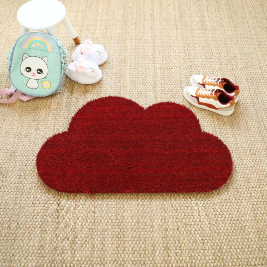 Paillasson coco Nuage rouge