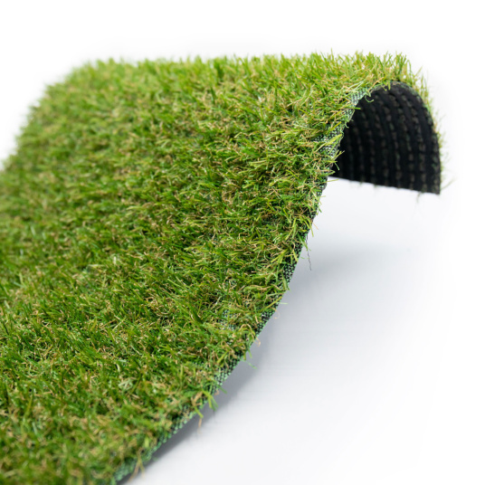 Gazon Brunch 18mm en courbe, gazon synthétique économique pour balcon ou terrasse