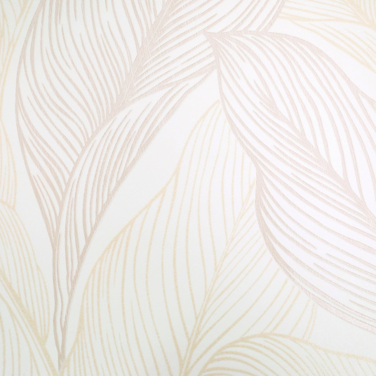 Papier peint expansé sur intissé - Rose gold - Strelitzia - gros plan