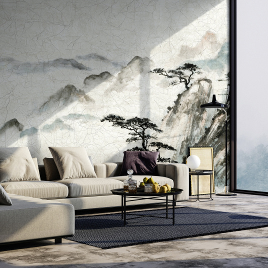 Papier peint panoramique - Format XXL - Paysage poétique - salon