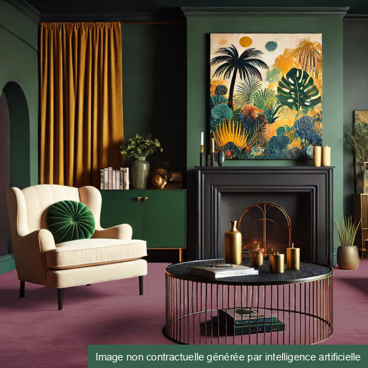 Moquette bureau résistante aux taches Chromaluxe rose boudoir