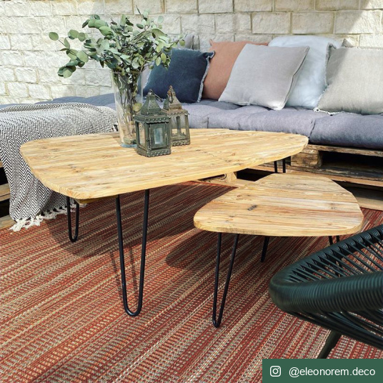 Tapis de jardin - Broc Arty - Terracotta rouge - salon