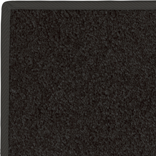 Tapis Manège Noir - Galon noir