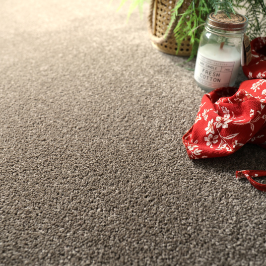 Moquette Manège - Marron - Vue de près