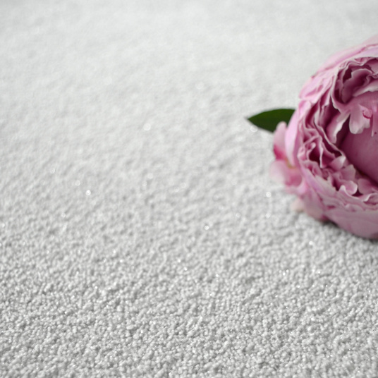 Tapis Paillettes Star gris galon gris clair - zoom